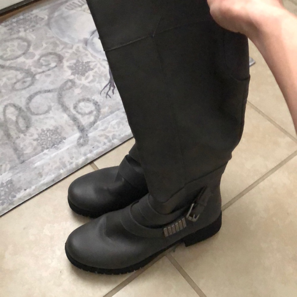 Grey Boots